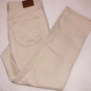 NWT J. Crew slouchy boyfriend jeans in ecru